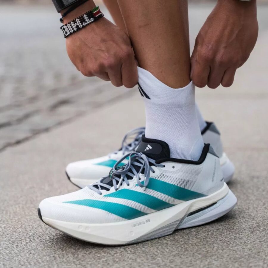 giày adidas adizero boston 13 'white' jr4791