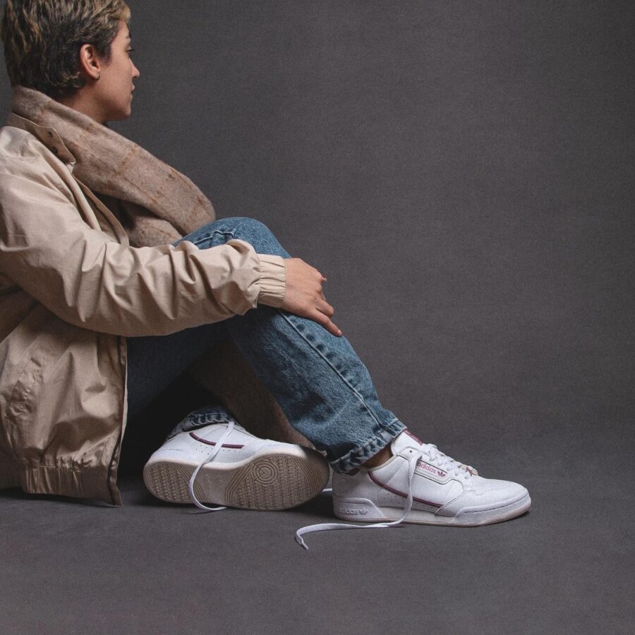 giày adidas continental 80 vegan 'cloud white' gz0784