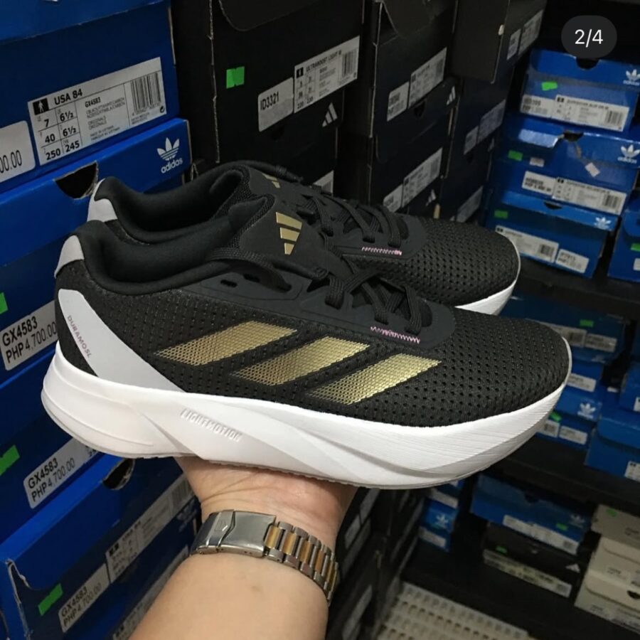 giày adidas duramo sl 'core black gold metallic' if9474