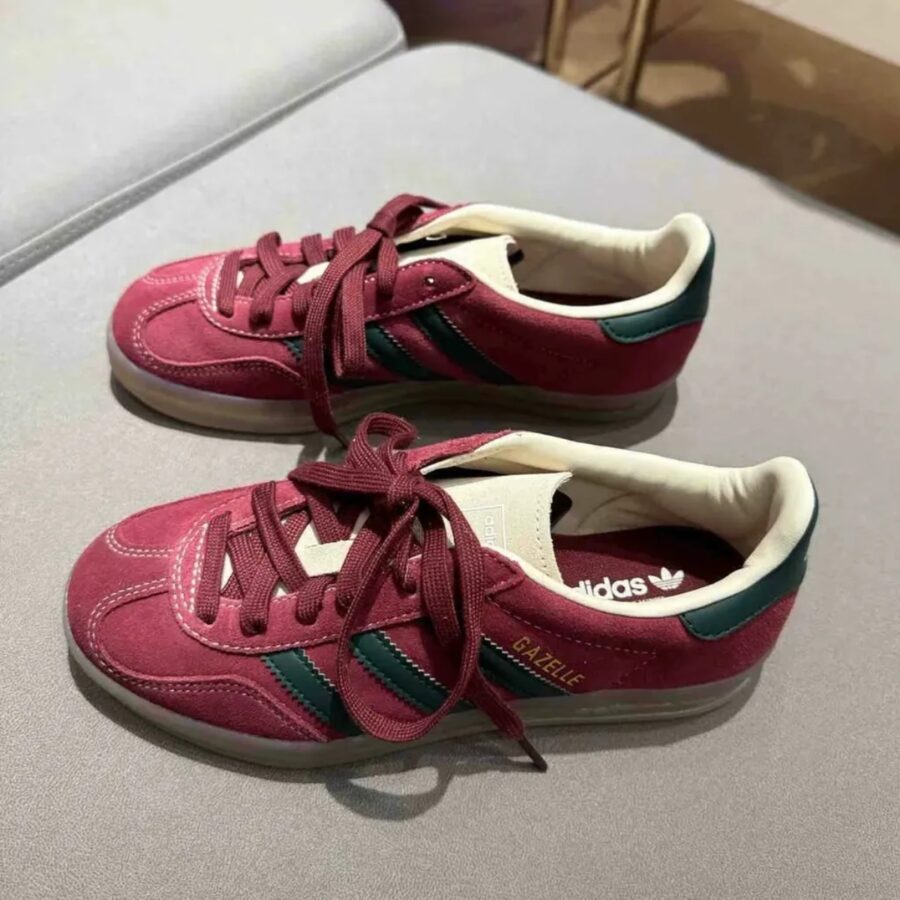 giày adidas gazelle indoor 'shadow red green' jh5403