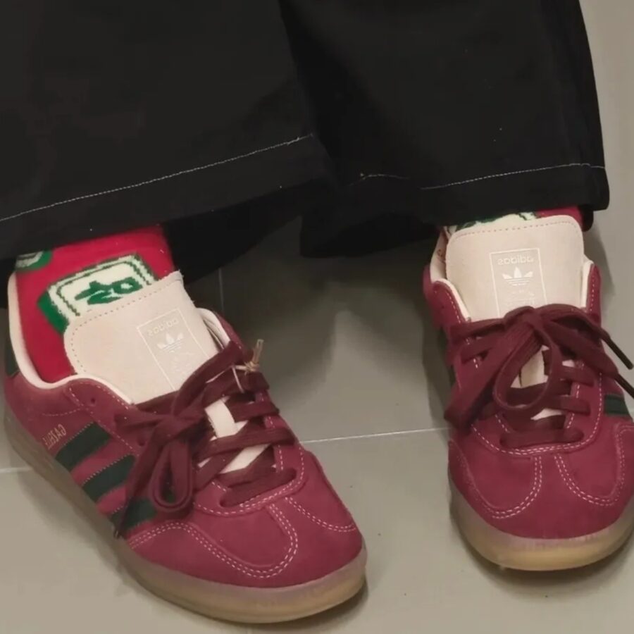 giày adidas gazelle indoor 'shadow red green' jh5403