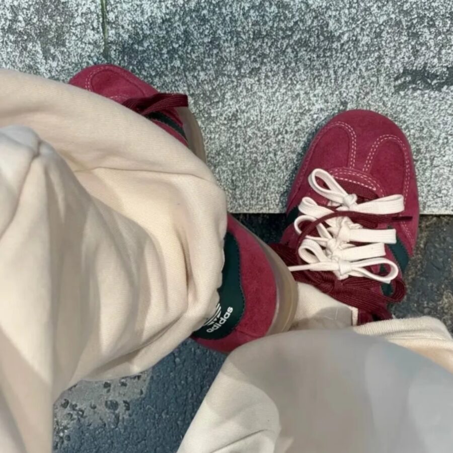 giày adidas gazelle indoor 'shadow red green' jh5403