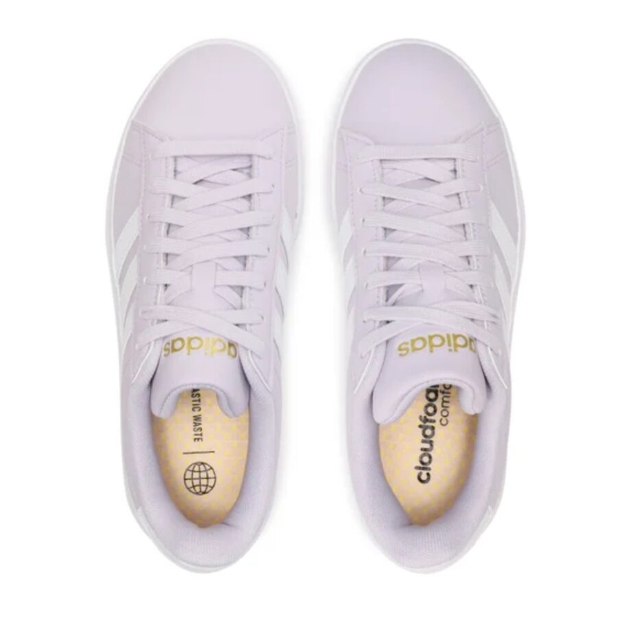 giày adidas grand court cloudfoam lifestyle court comfort 'silver dawn' id4478