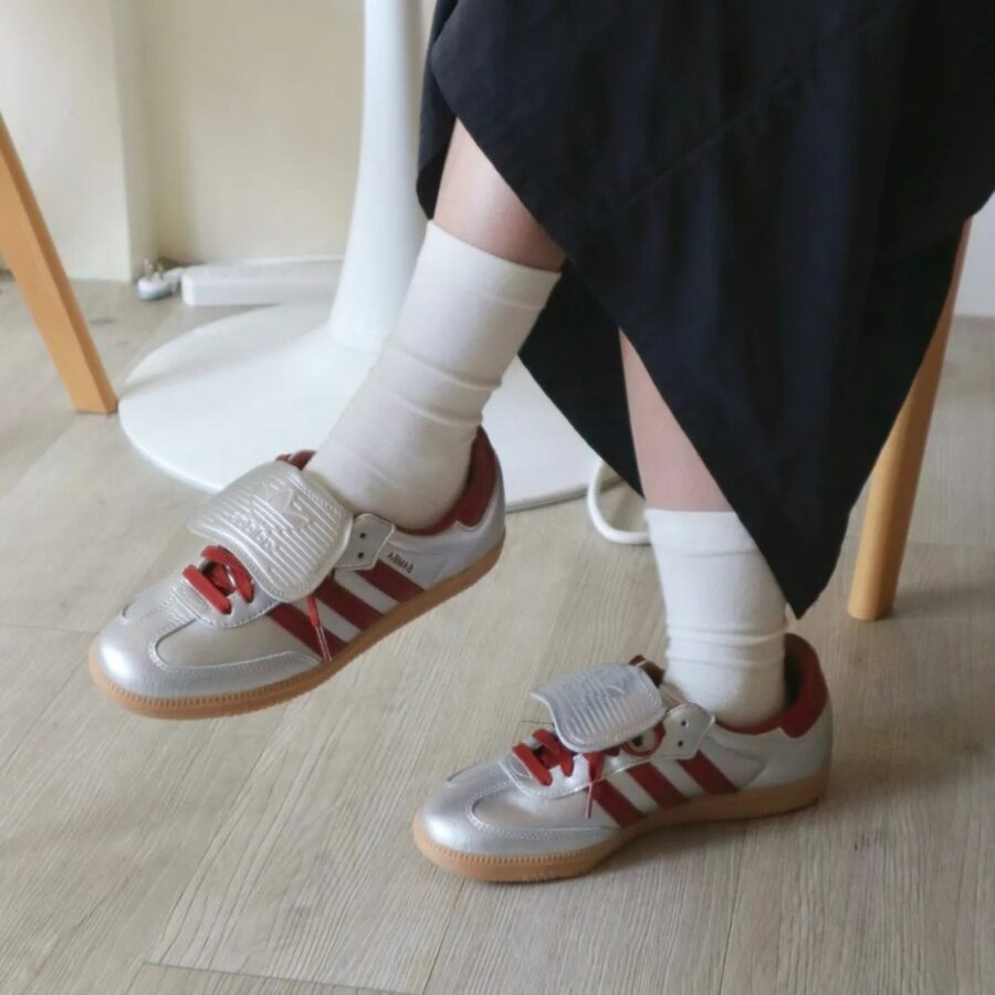 giày adidas originals samba lt silver metallic ruby jh5707