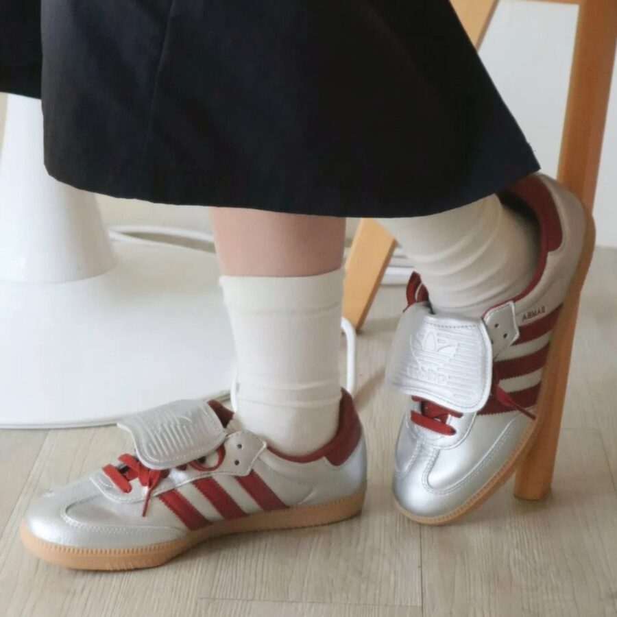giày adidas originals samba lt silver metallic ruby jh5707
