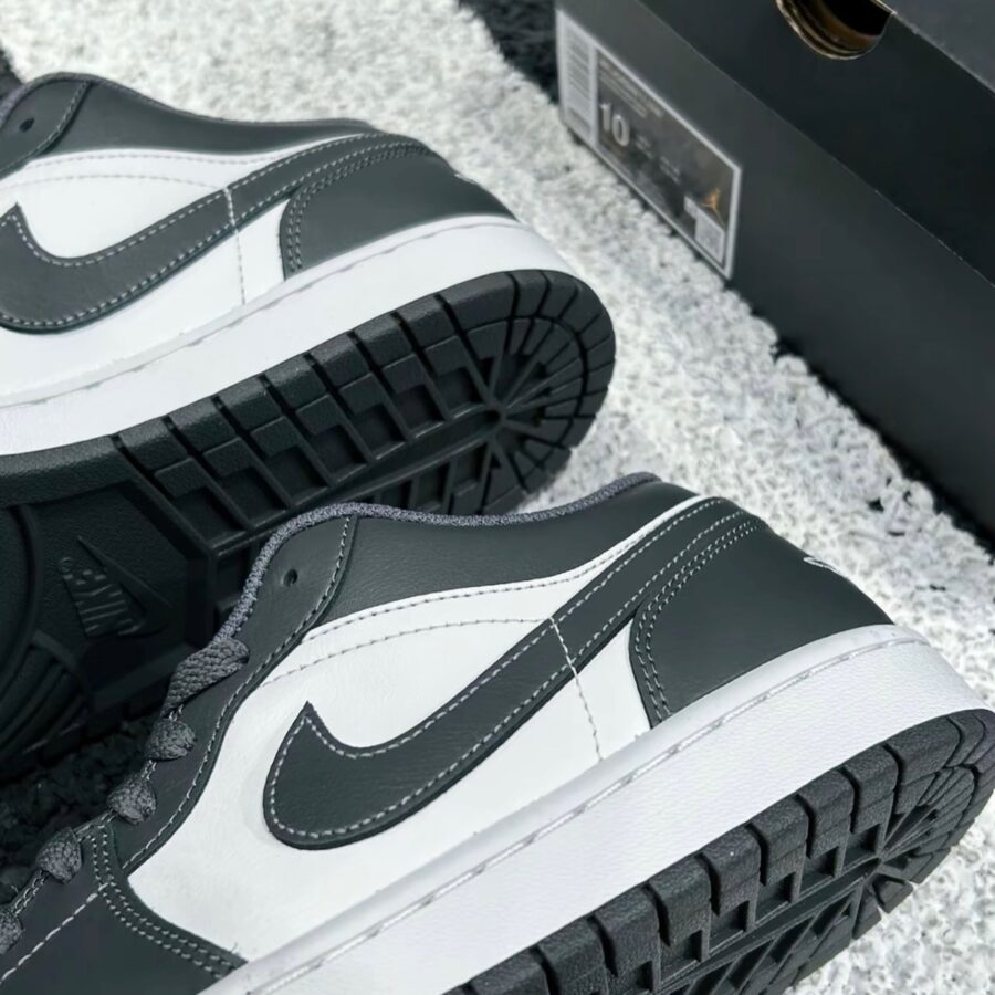 giày air jordan 1 low 'grey white' 553558-044