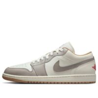 giày air jordan 1 low 'red college grey' 553558-169
