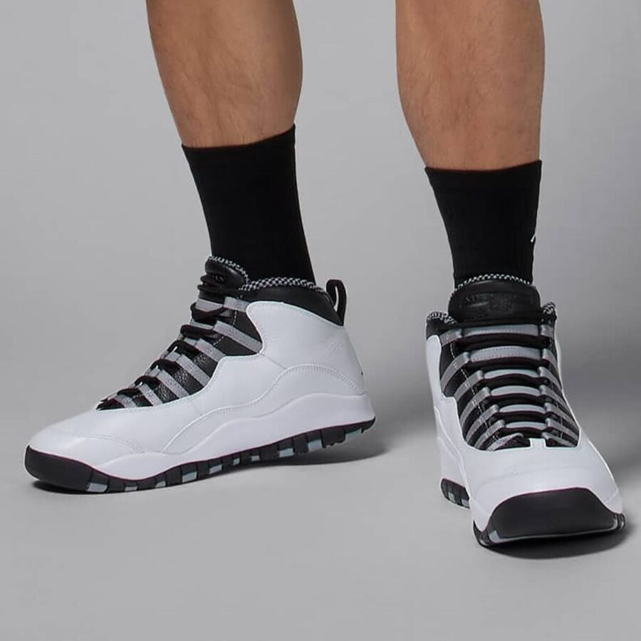 giày air jordan 10 og 'steel grey' hj6779-104
