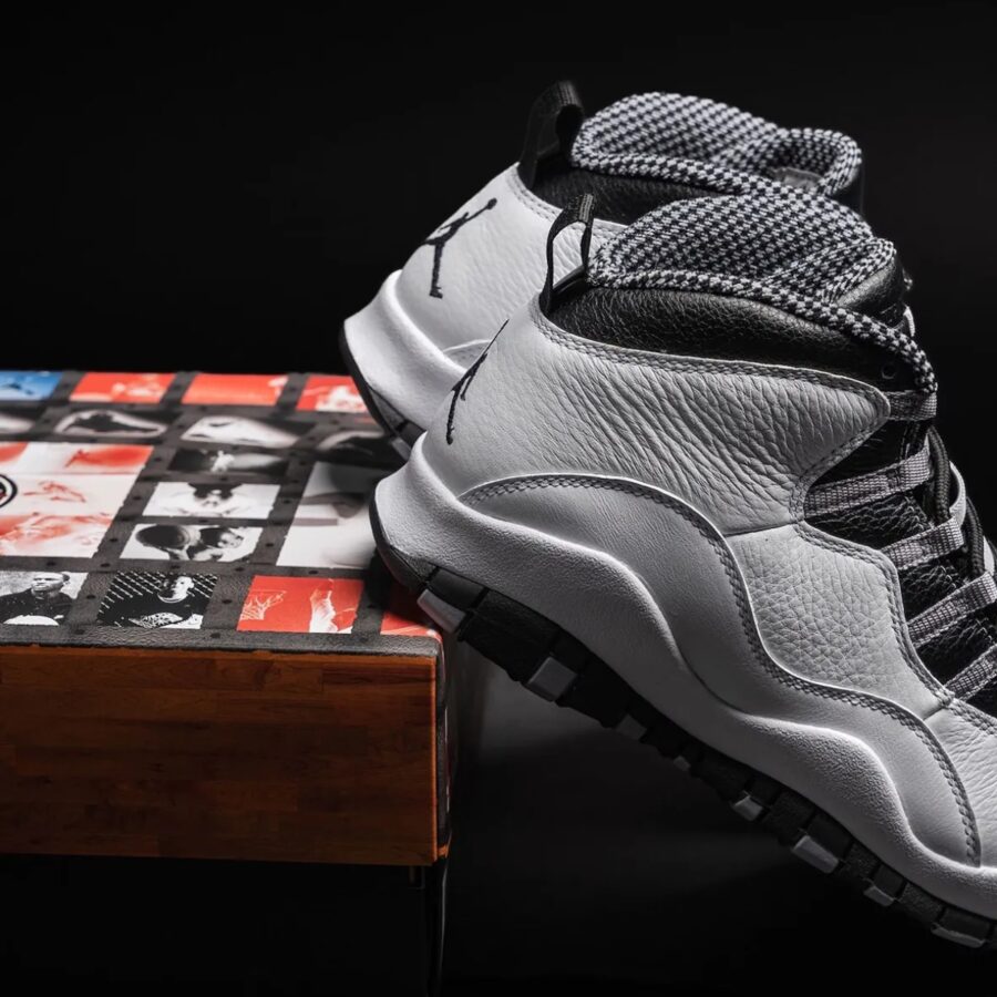 giày air jordan 10 og 'steel grey' hj6779-104