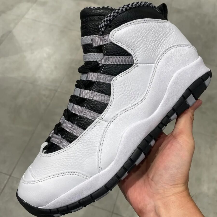 giày air jordan 10 og 'steel grey' hj6779-104