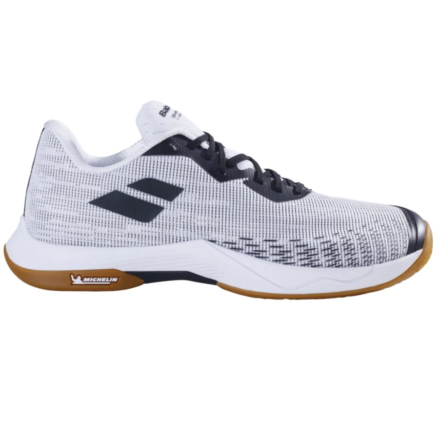 giày cầu lông/ pickleball babolat shadow spirit 2 'black/white' 30f24641-1001