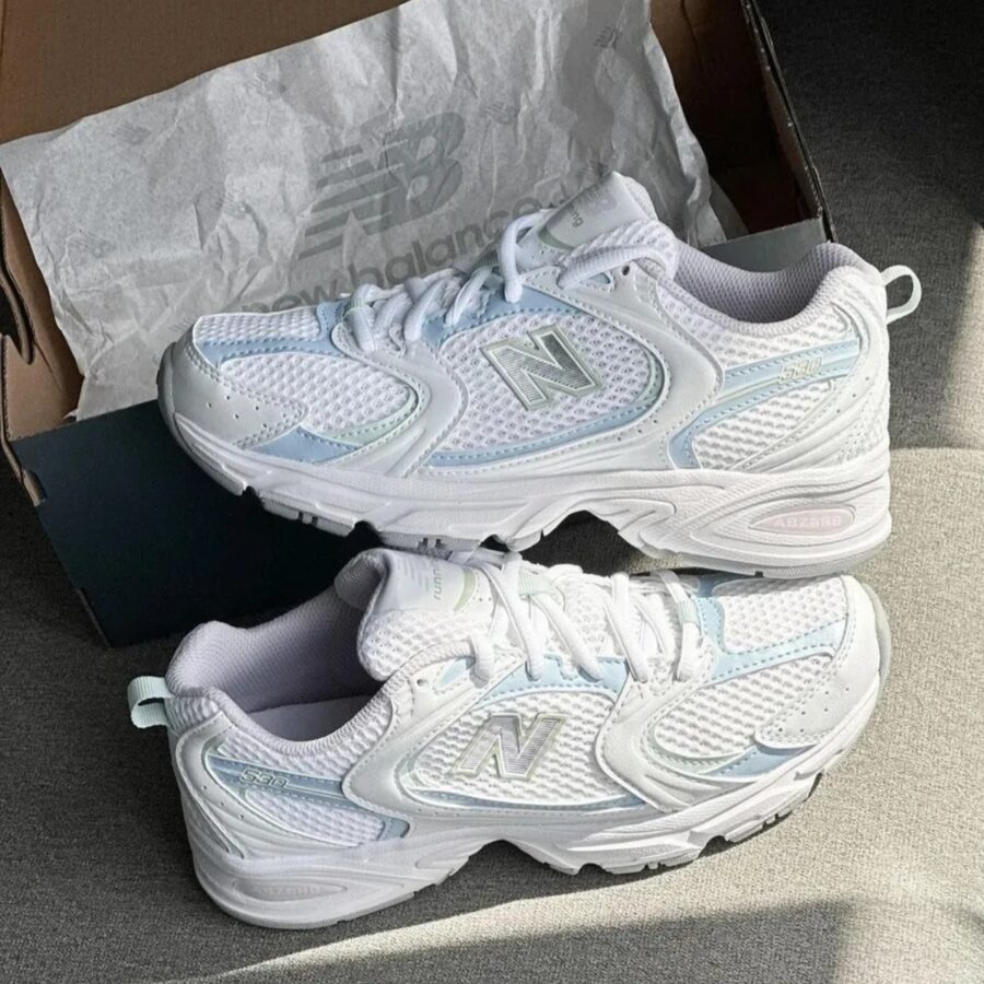 giày new balance 530 'white light chrome blue' mr530pc