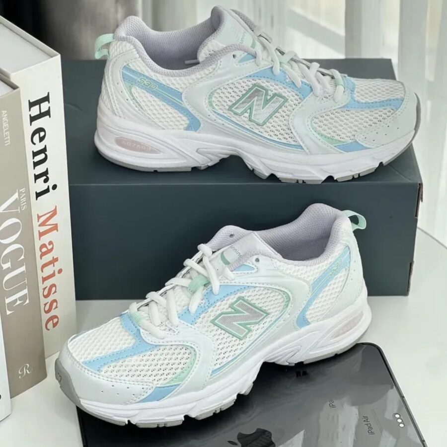 giày new balance 530 'white light chrome blue' mr530pc
