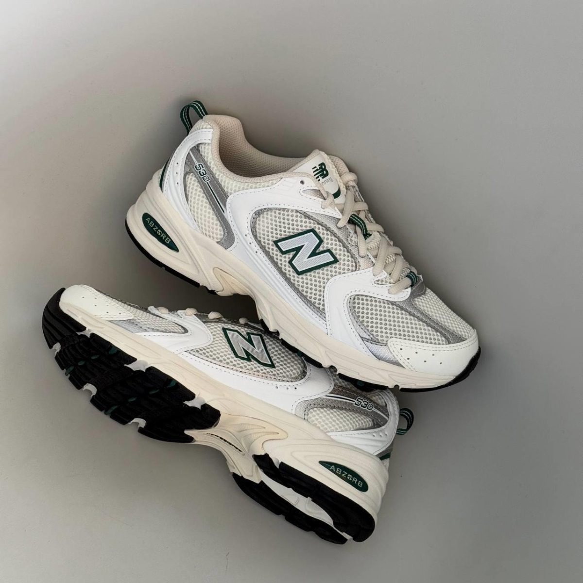 giày new balance 530 ‘sea salt marsh green’ mr530sx (6) giày new balance 530 ‘sea salt marsh green’ mr530sx