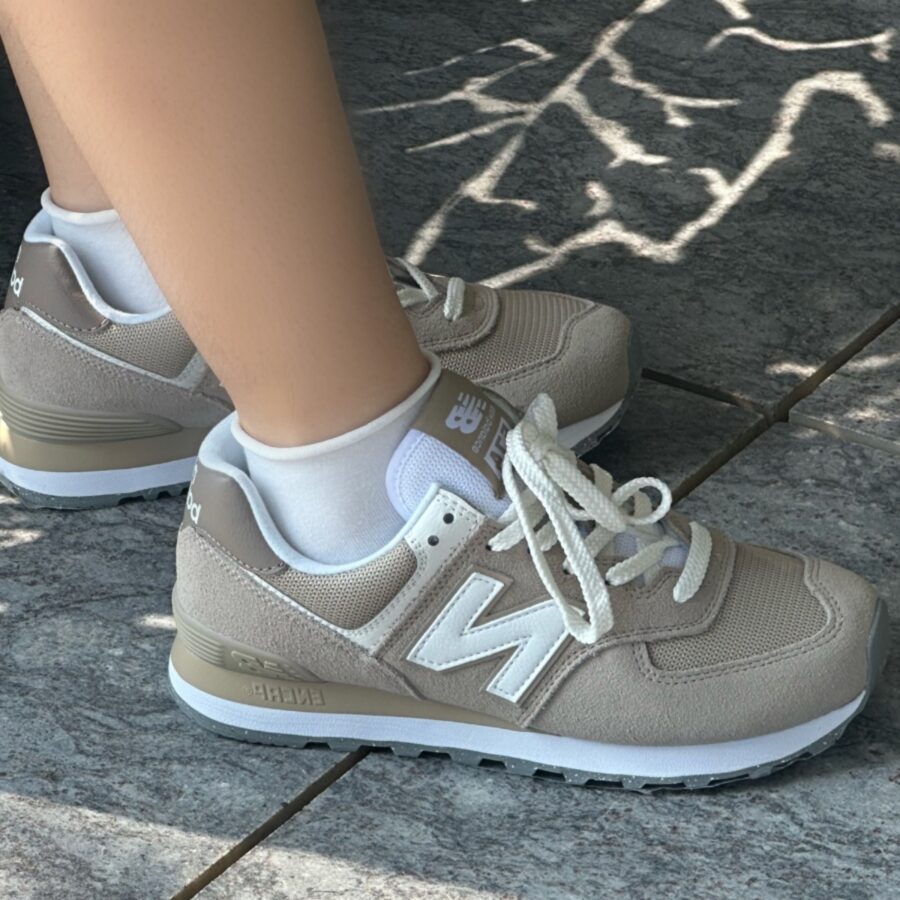 giày new balance 574 ‘light mushroom’ u574esf