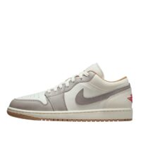 giày air jordan 1 low 'red college grey' 553558-169