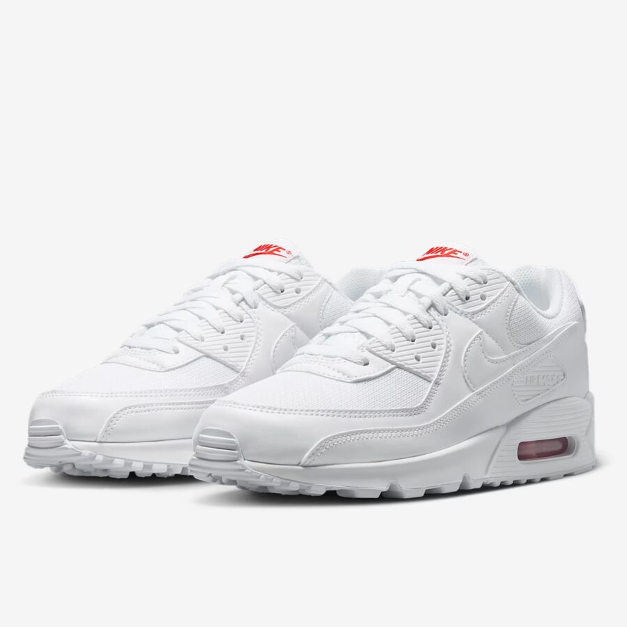 giày nike air max 90 'white light crimson' dm0029-118