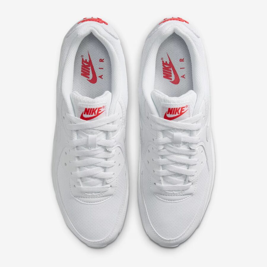 giày nike air max 90 'white light crimson' dm0029-118