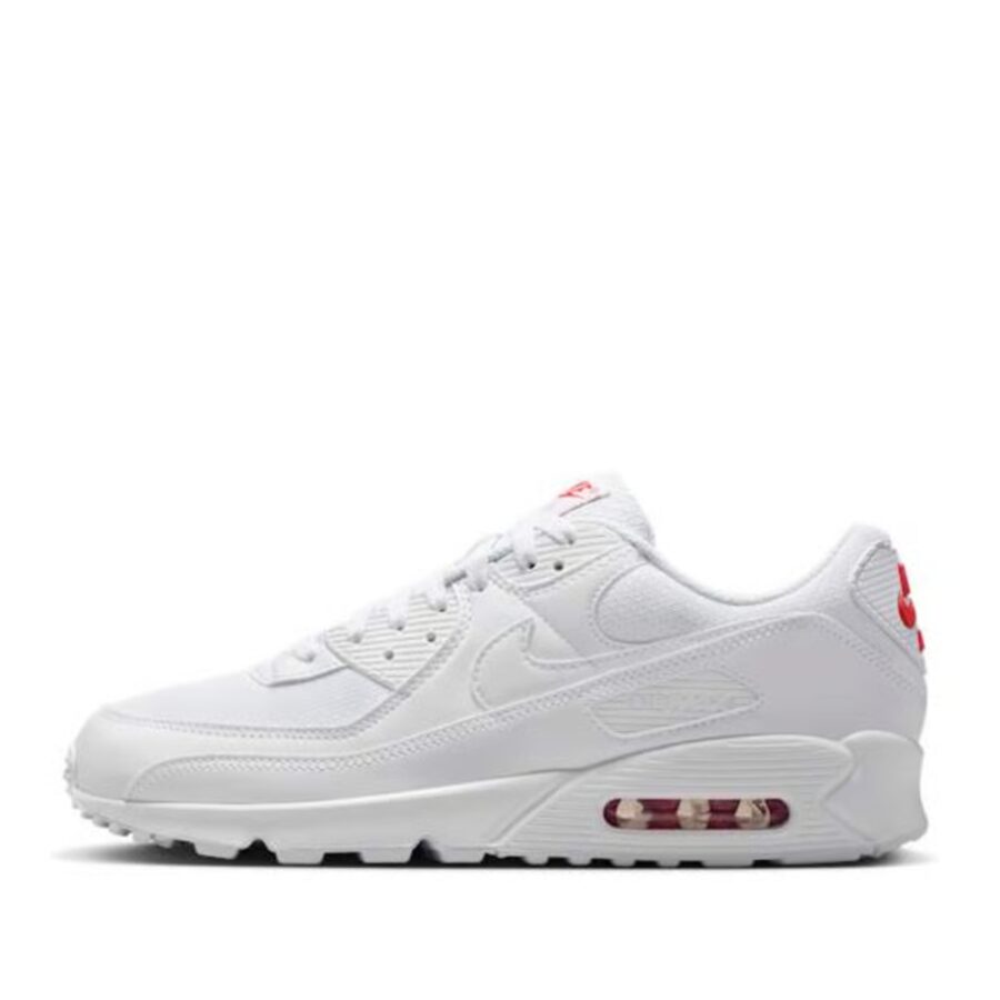 giày nike air max 90 'white light crimson' dm0029-118