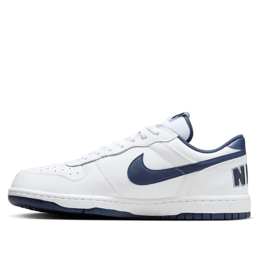 giày nike big low 'white midnight navy' 355152-140