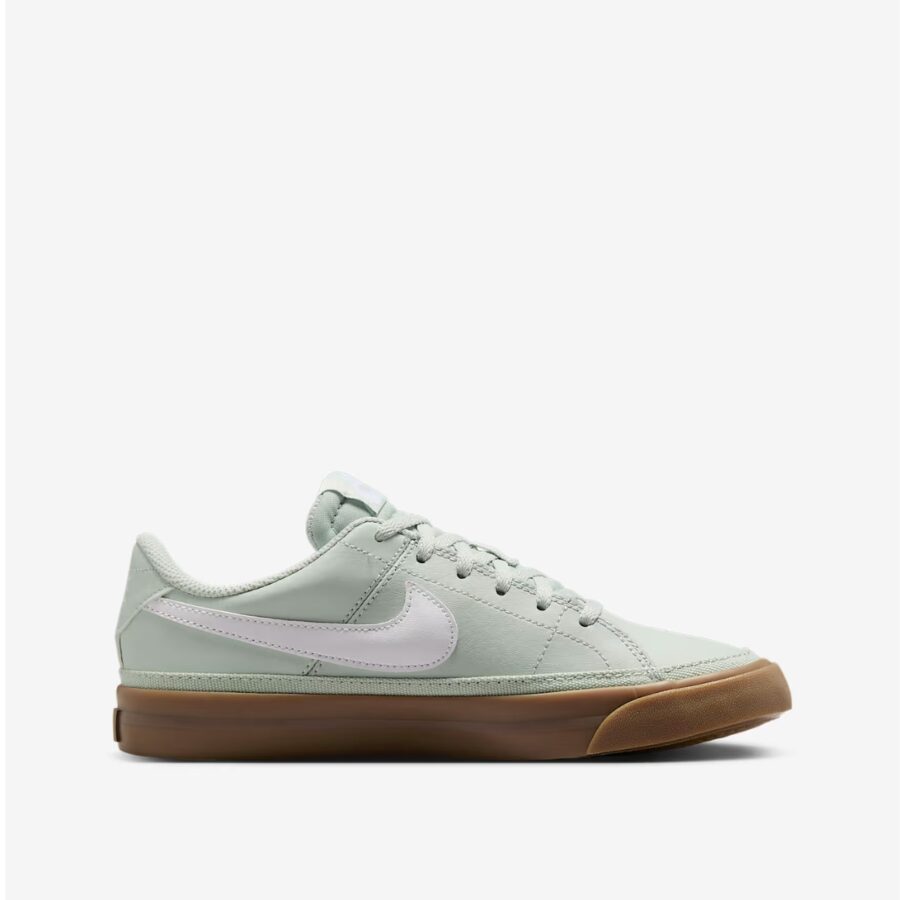 giày nike court legacy 'light silver gum dark brown white' da5380-006