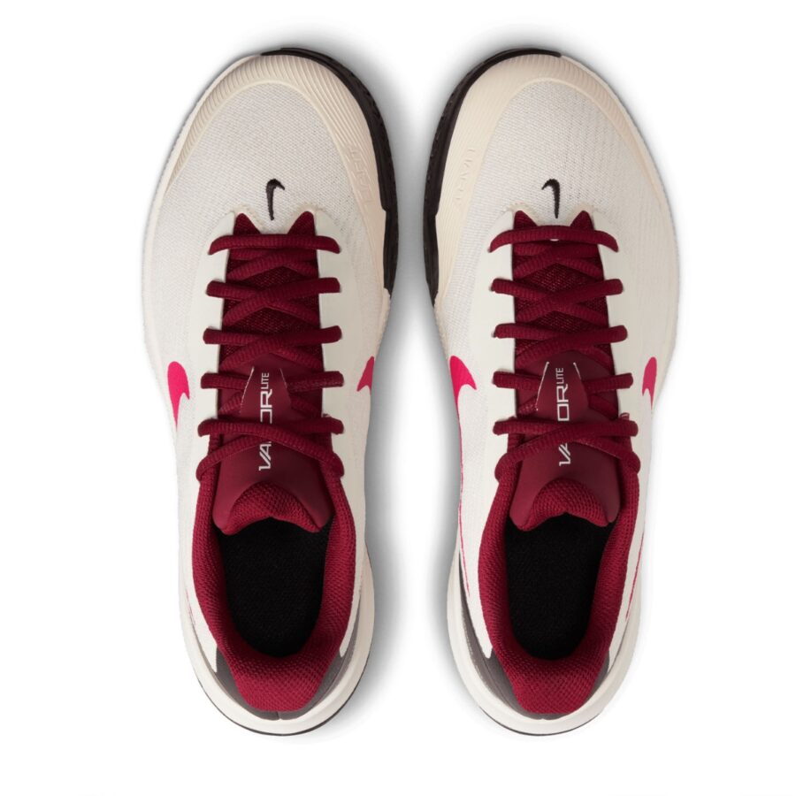 giày tennis/pickleball nike court vapor lite 3 hc 'pale ivory sail team red rush pink' fz2156-104