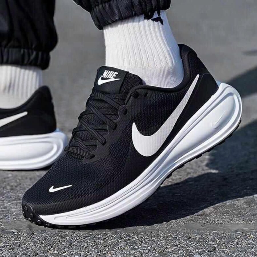giày nike revolution 8 ‘black white’ hj9198-003