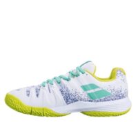 giày tennis/pickleball babolat sensa women's padel 'white spring bud' 31s22757-1066
