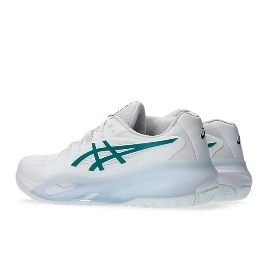giày tennis/pickleball asics gel resolution x 'white pitch green' 1041a481-102