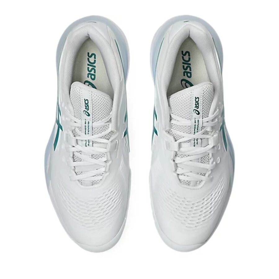 giày tennis/pickleball asics gel resolution x 'white pitch green' 1041a481-102
