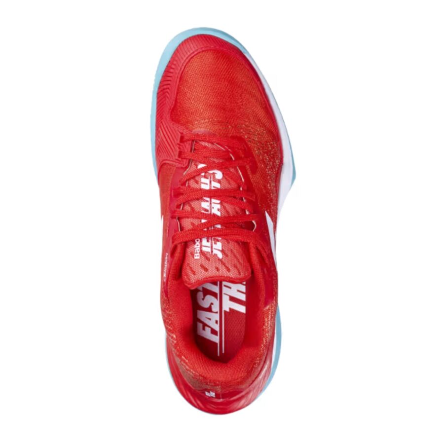 giày tennis/pickleball babolat jet mach 3 all court 'fiesta red' (wmns) 3a1s25c630-5061