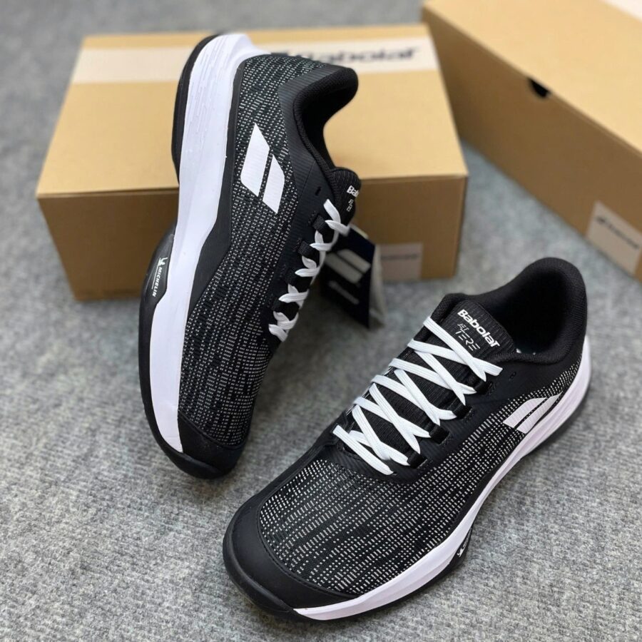 giày tennis/pickleball babolat jet tere 2 all court men 'black white' 3a0s25a649-2001