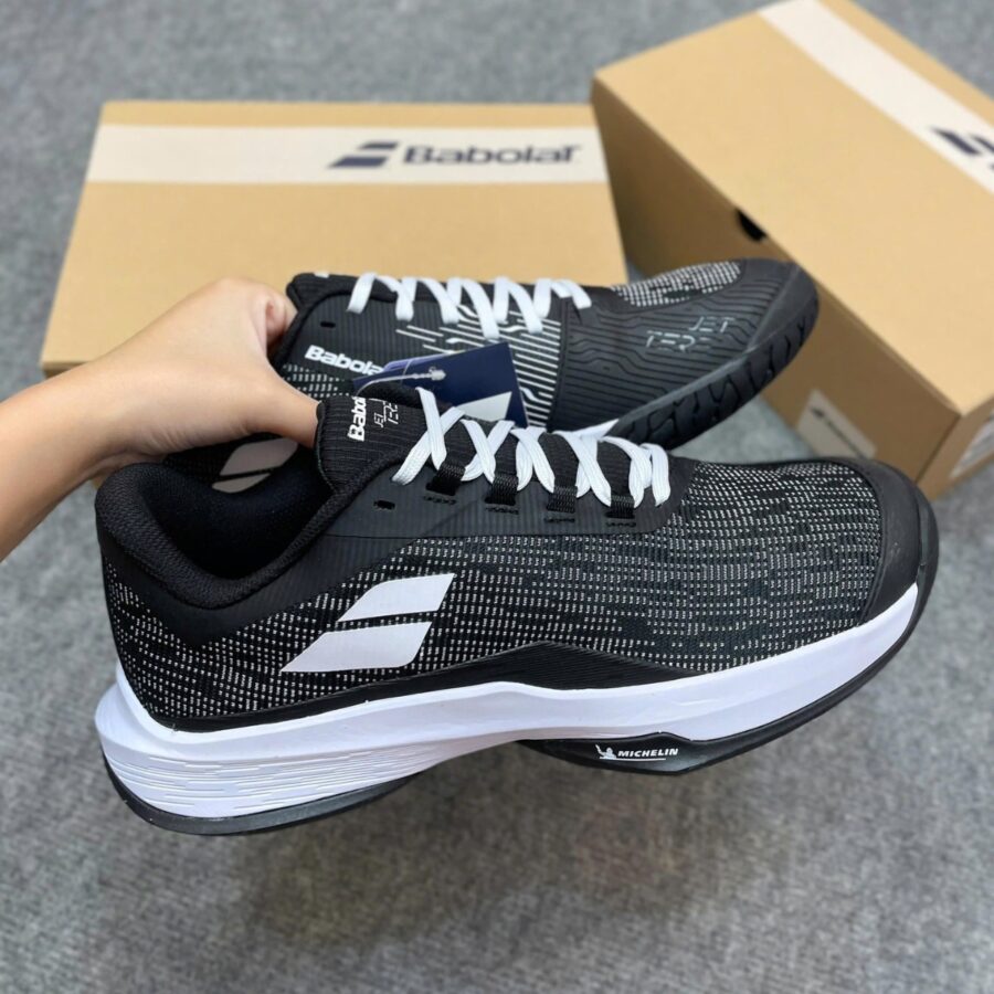 giày tennis/pickleball babolat jet tere 2 all court men 'black white' 3a0s25a649-2001