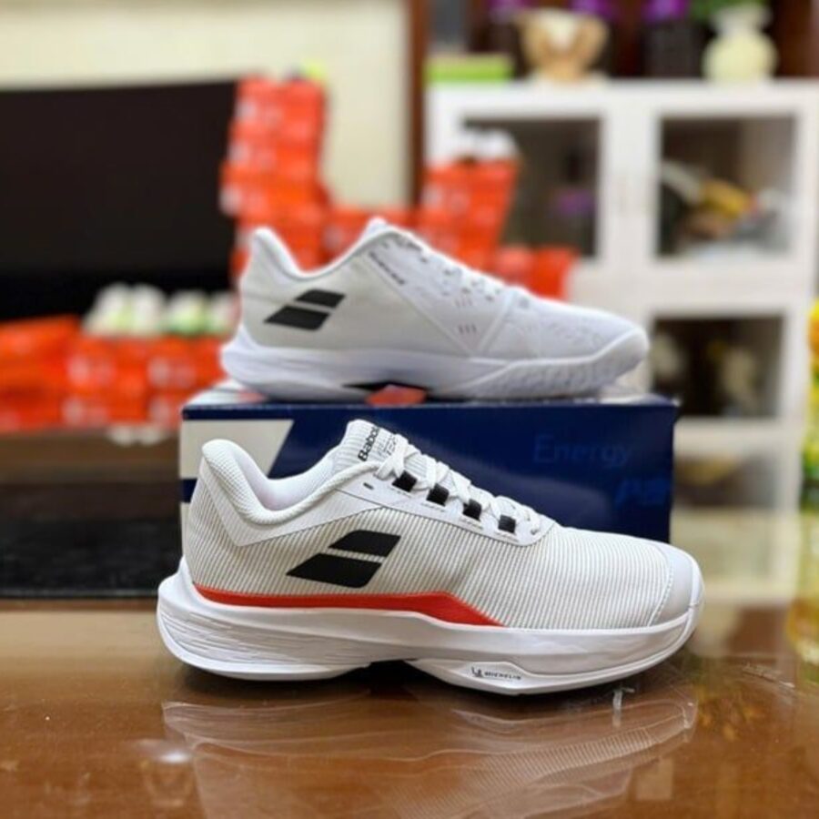 giày tennis/pickleball babolat jet tere 2 all court men 'white strike red' 30s24649-1089