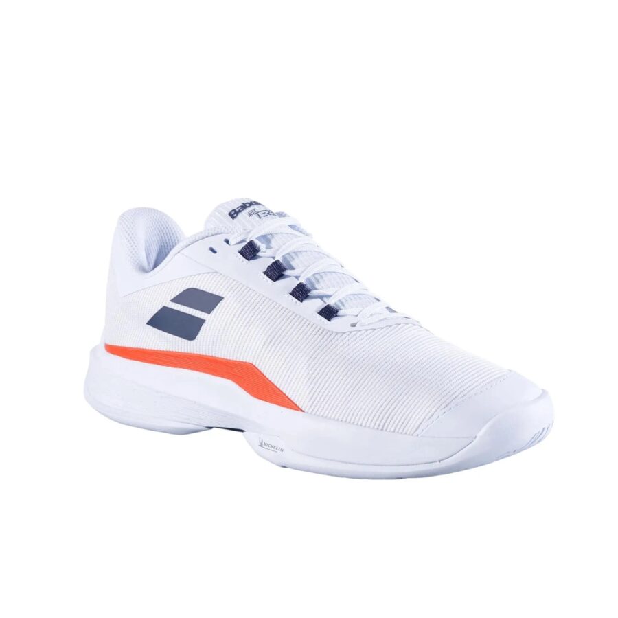 giày tennis/pickleball babolat jet tere 2 all court men 'white strike red' 30s24649-1089