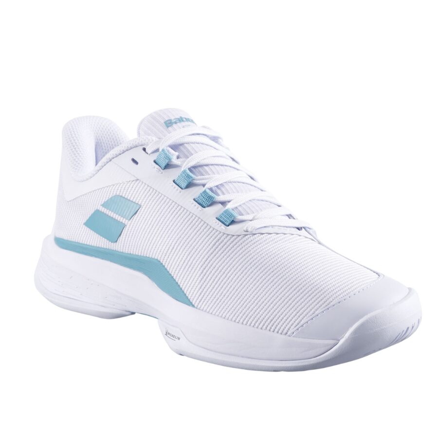 giày tennis/pickleball babolat jet tere 2 all court 'white baltic' 3a1s25c651-1098