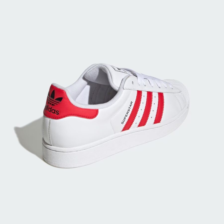giày adidas superstar ii 'cloud white better scarlet' jq4728