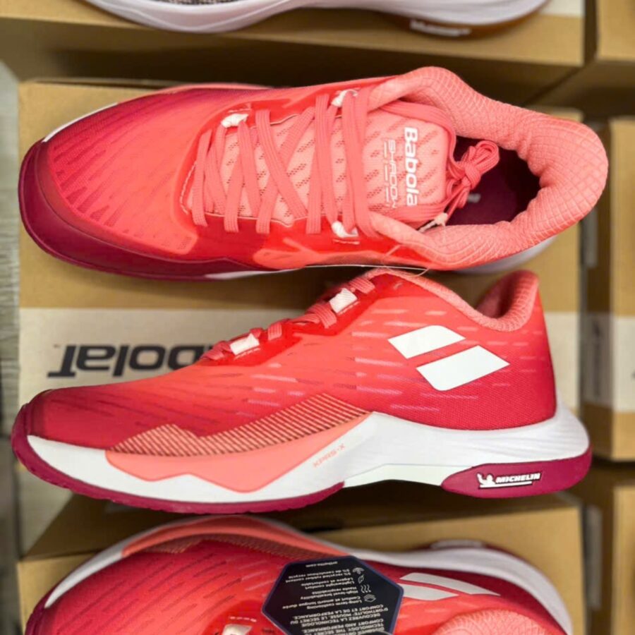 giày cầu lông/ pickleball babolat shadow tour 5 ‘pink’ 31s24472-5060