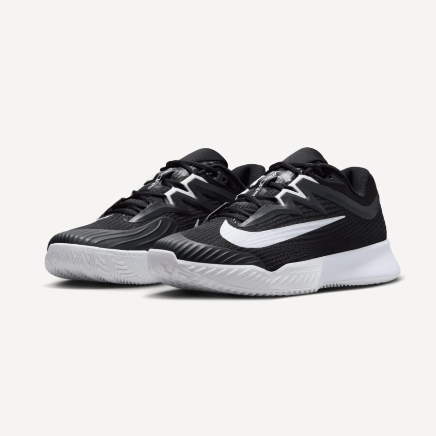 giày tennis/pickleball nikecourt air zoom vapor pro 3 clay 'black white' hq6034-001