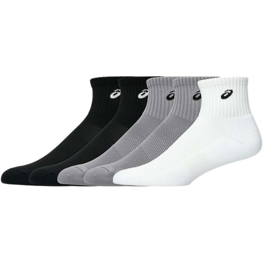 tất asics middle socks 5p 3033b635-101