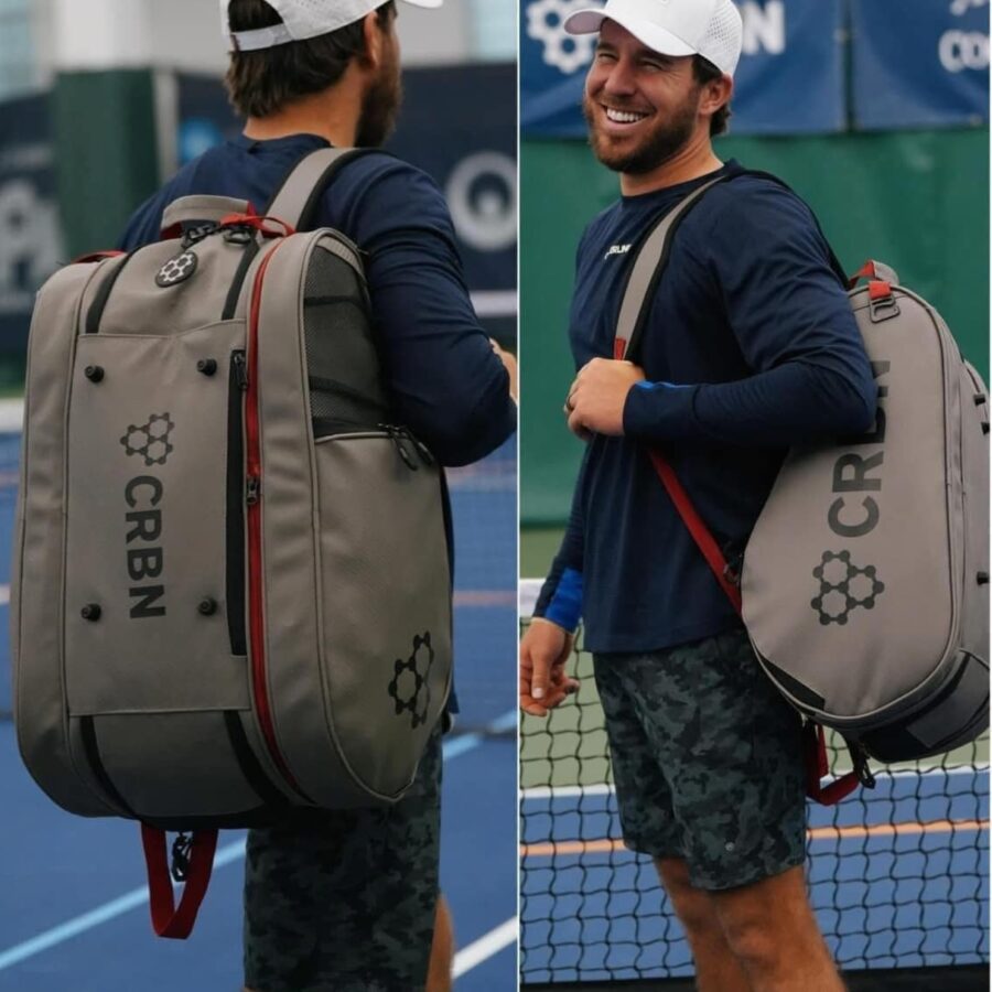 túi pickleball crbn pro team tour bag 2.0 'grey'