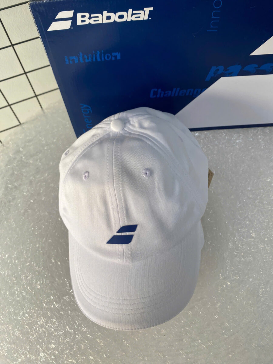 mũ lưỡi trai babolat pure logo unisex 5ub1221-1000