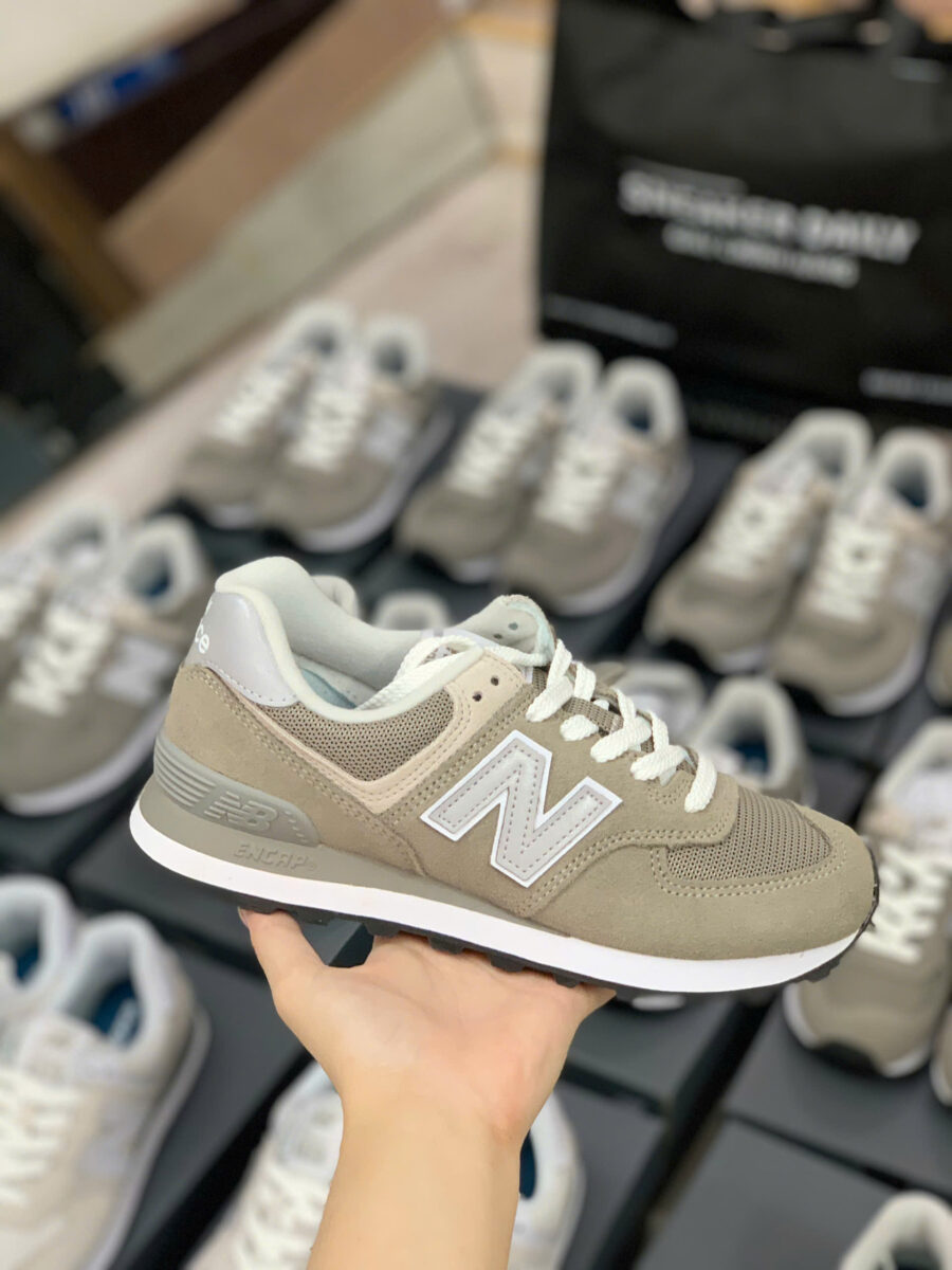giày new balance 574 ‘light mushroom’ u574esf