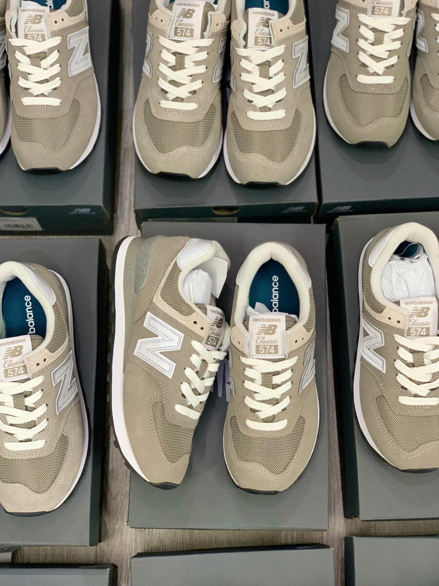 giày new balance 574 ‘light mushroom’ u574esf
