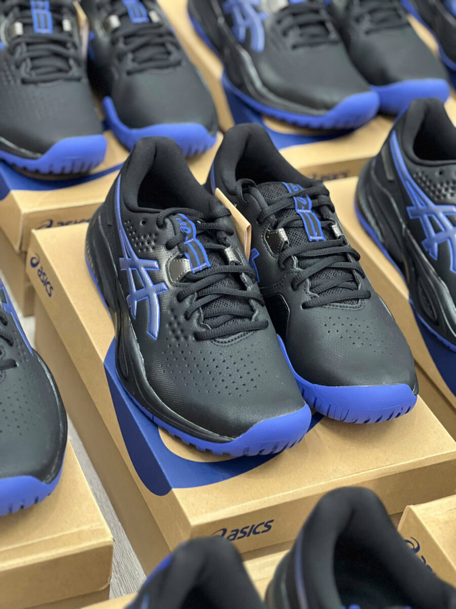giày tennis/pickleball asics gel-challenger 15 ‘black dark cobalt’ 1041a510-001