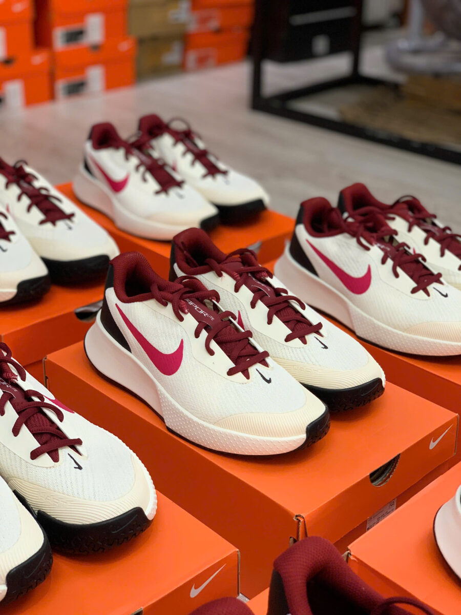 giày tennis/pickleball nike court vapor lite 3 hc 'pale ivory sail team red rush pink' fz2156-104