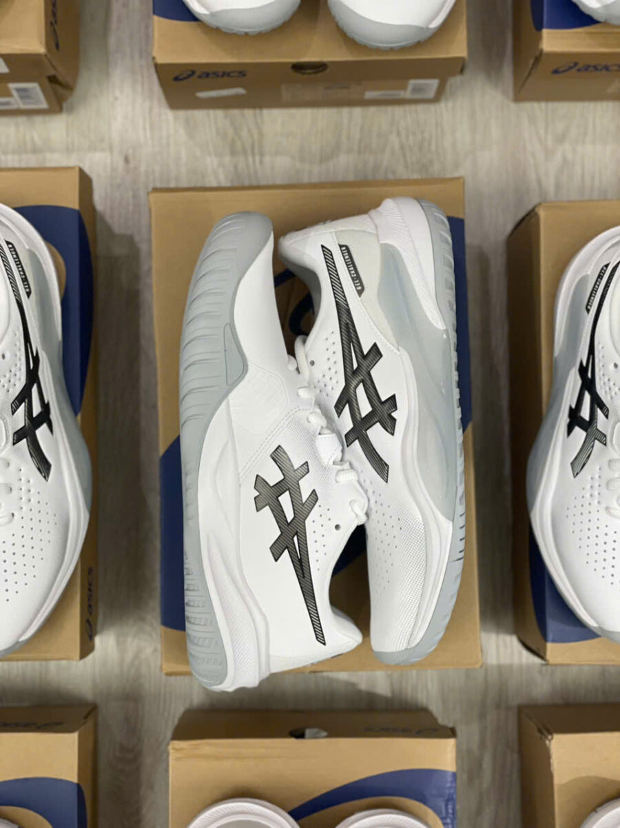 giày tennis/pickleball asics gel-challenger 15 ‘white gunmetal’ 1041a510-101