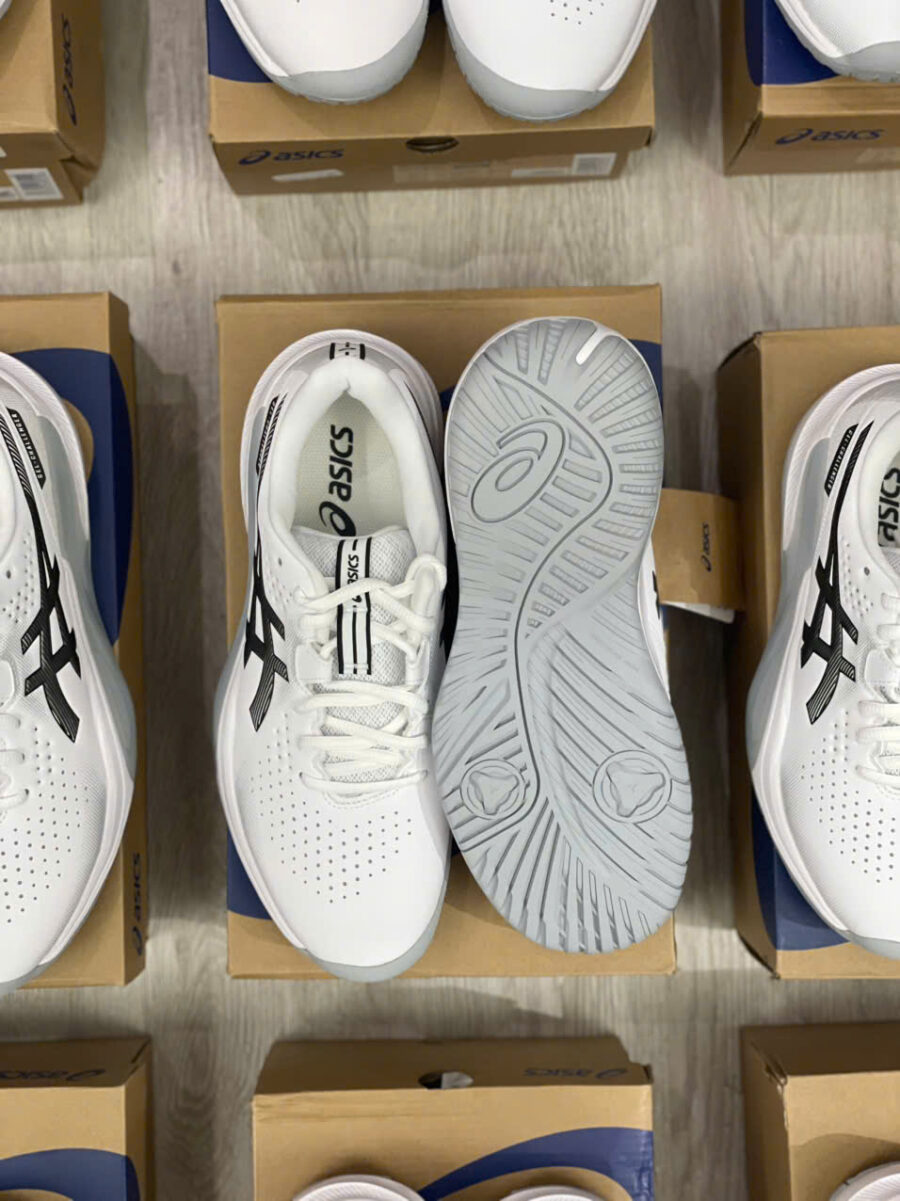 giày tennis/pickleball asics gel-challenger 15 ‘white gunmetal’ 1041a510-101