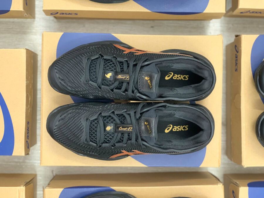 giày tennis/pickleball asics court ff 3 novak night energy ‘black’ 1041a527-960