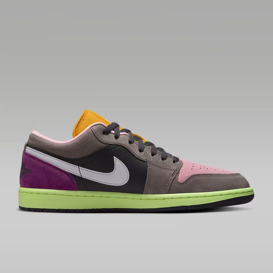 giày air jordan 1 low se 'oil grey/cave stone/arctic punch/white' hq2010-005